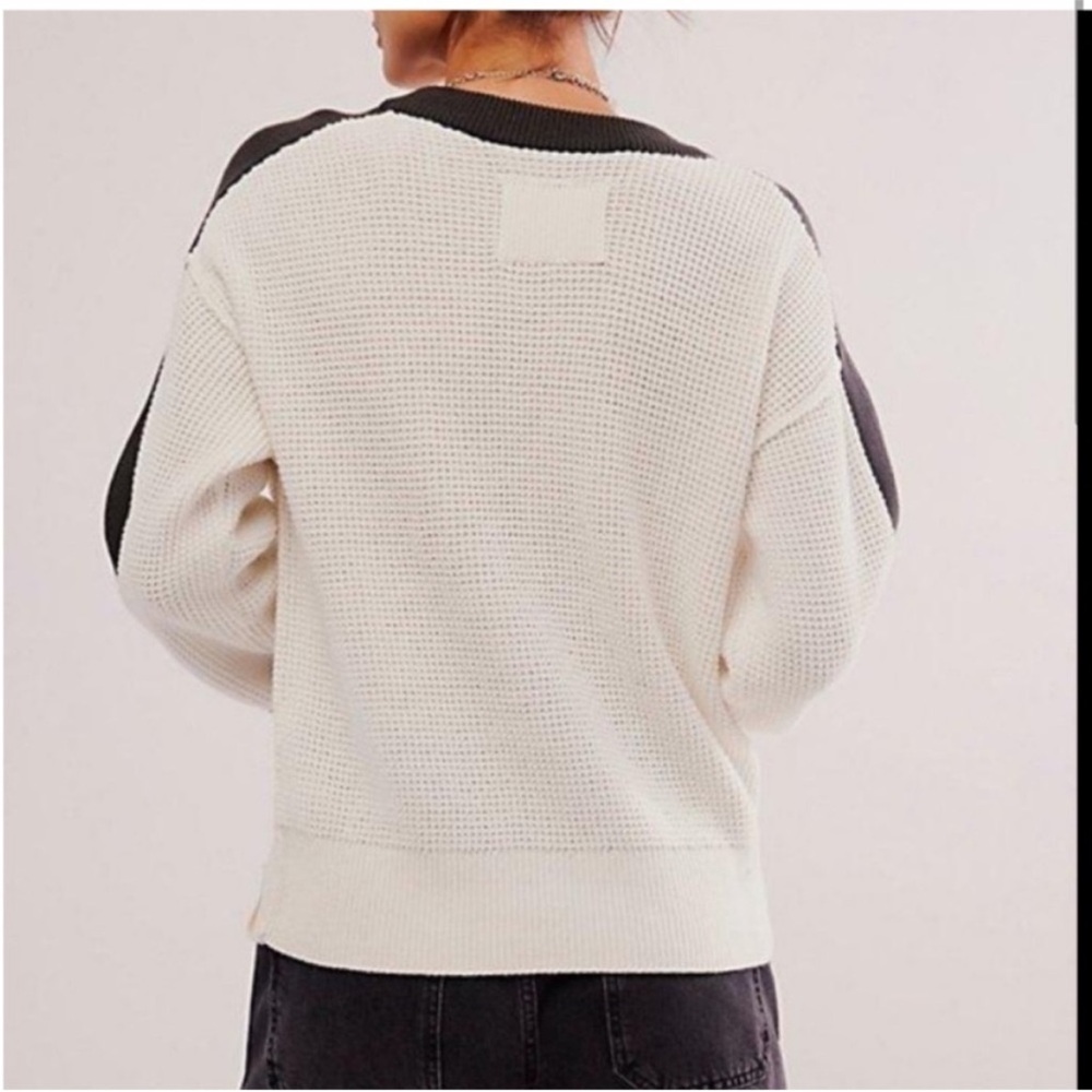 FREE PEOPLE We the Free Speed Racer Pullover Sweater Relaxed Knit NWOT Size M - Picture 7 of 7